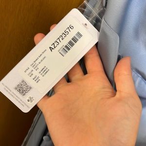 Azazie dusty blue dress